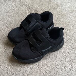 Black Kids Running Shoes
